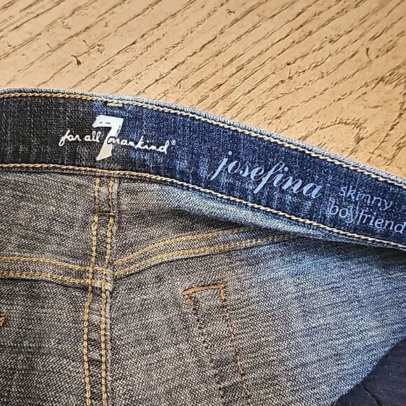 Skinny boyfriend jeans size 28 7 for all mankind - Picture 6 of 11